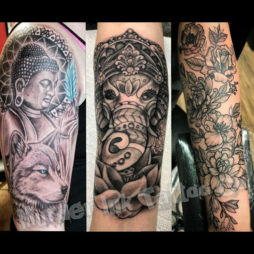 Find feminine skull tattoos ideas for your next unique tattoo in Bowling Green at Murder Ink Tattoo Co.