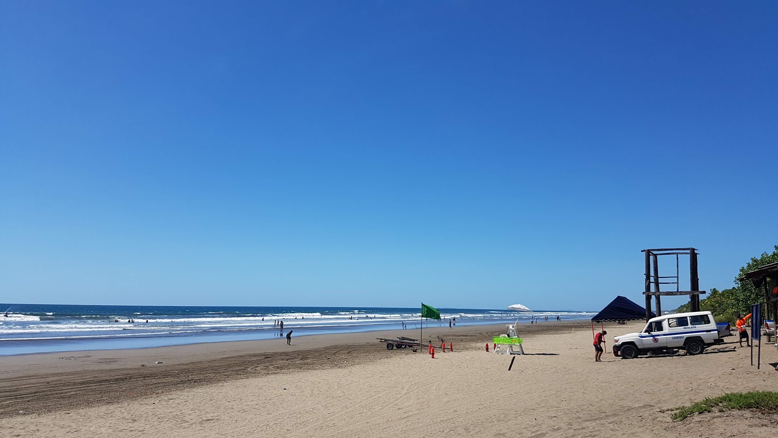 Fotografie cu The Slabs Beach zonele de facilități