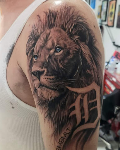 Explore line tattoo ideas for females, creative tattoo ideas in Grand Ledge, available at Van Gogh Tattoos