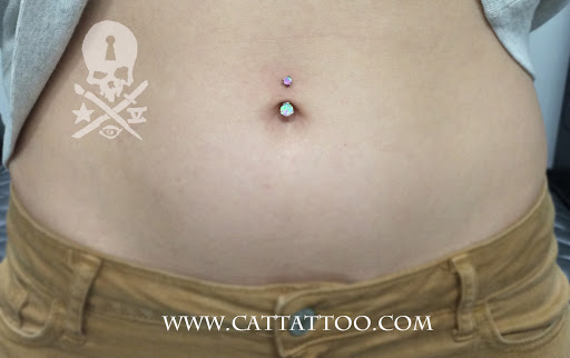 Explore lucky penny tattoo ideas, creative tattoo ideas in Addison, available at Cat Tattoo
