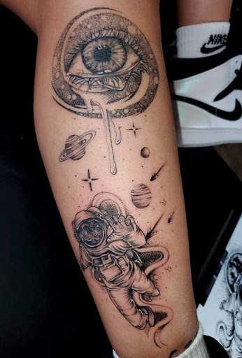 Explore tattoo ideas for black men, creative tattoo ideas in Sunbury, available at Knuckles & Needles Tattoo Parlor