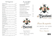 Menu du Ristorante Pizzeria ai Bastioni à Noale