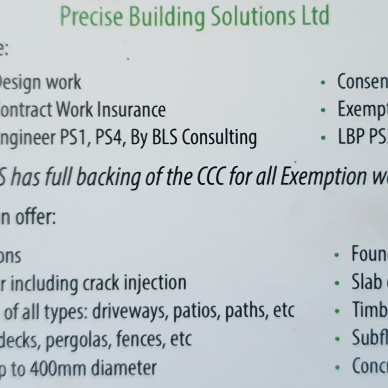 Precise Building Solutions Ltd