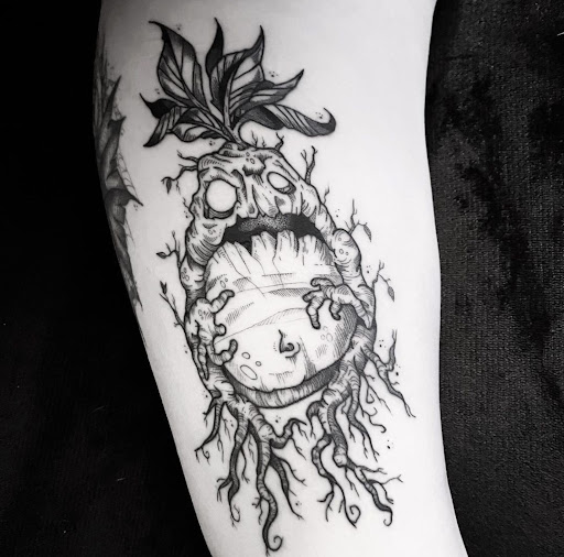 Explore hip thigh tattoo ideas, creative tattoo ideas in Mastic, available at East End Tattoo of MasticShirley