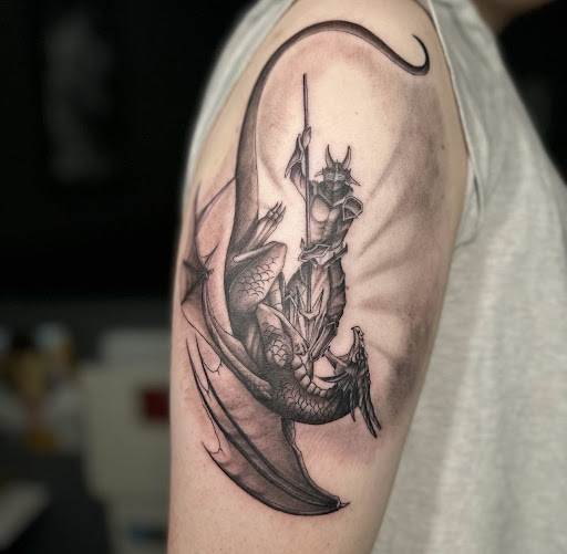 Explore flatline tattoo ideas, creative tattoo ideas in Peoria, available at Modern Ink Tattoo