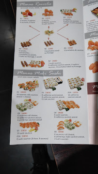 O'bon Sushi à Levallois-Perret carte