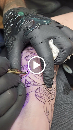 Explore sewing tattoo ideas, creative tattoo ideas in Mesa, available at Ranger Tattoo & Piercing