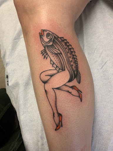 Explore whitetail deer tattoo ideas, creative tattoo ideas in Albuquerque, available at Holy Fool Tattoo Club