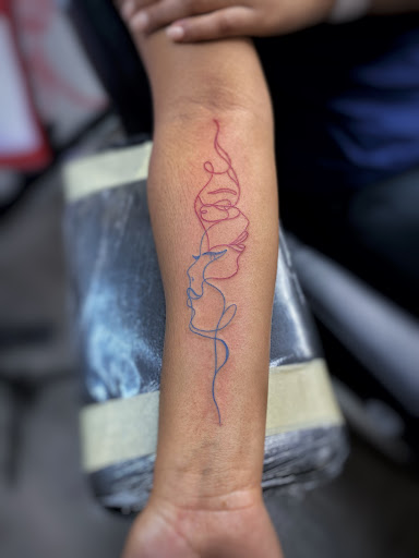 Find matching tattoo ideas best friends for your next unique tattoo in Dorchester at Skard4lyfeink Tattoo & Supply