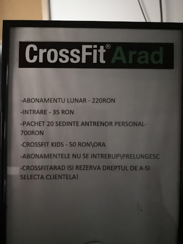 Opinii despre CrossFit Arad în <nil> - Sala de Fitness