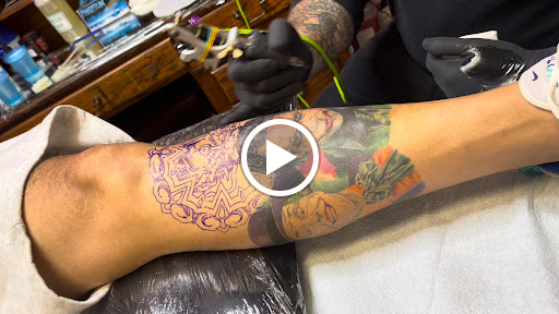 Explore ear tattoo ideas for females, creative tattoo ideas in Georgetown, available at Iron Rite Tattoo South