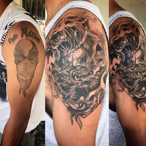 Explore tattoo ideas for guys on chest, creative tattoo ideas in Morgan Hill, available at Sailors Ink