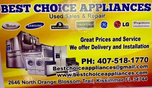 Appliance Repair Service «Best Choice Appliances 
