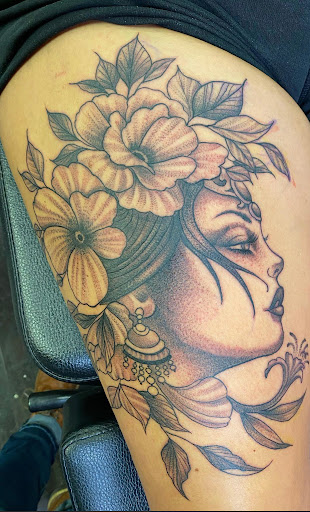 Explore big cat tattoo ideas, creative tattoo ideas in Lemoyne, available at Ego Ink Tattoo & Body Piercing Shop
