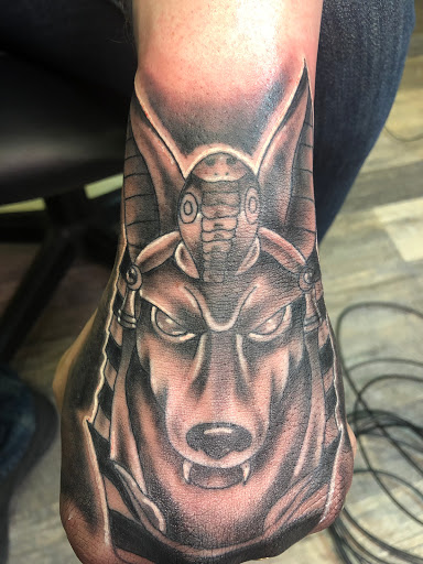 Explore drug tattoo ideas, creative tattoo ideas in Piqua, available at Endless Ink Tattooing