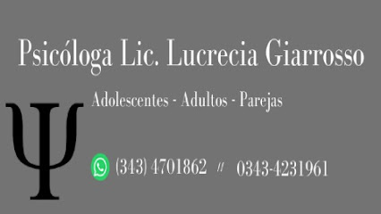 Licenciada Lucrecia Giarrosso