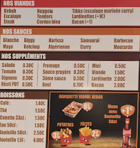 Menu / carte de Tacos LeBrizFaim à Grenoble