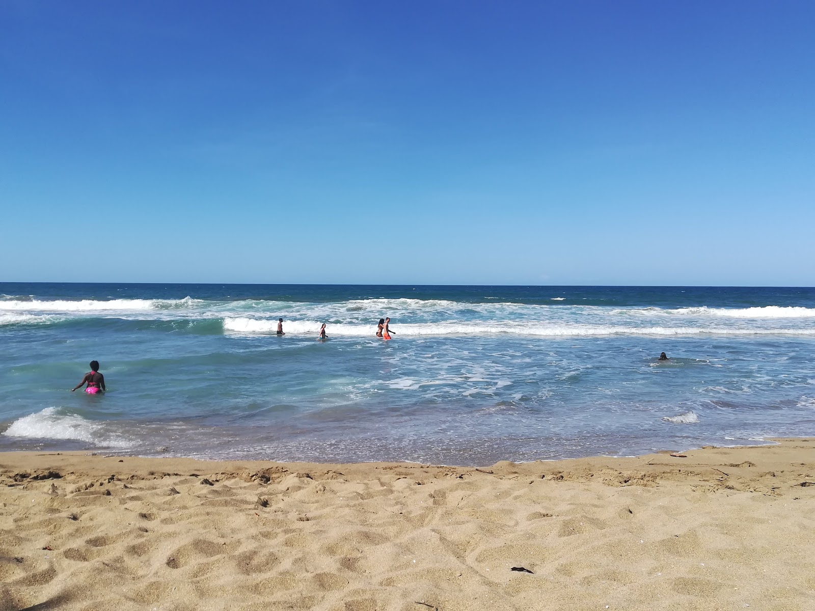Foto de Cocles beach con recta y larga