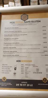 Sans Gluten Pizza Epicerie à Lyon menu