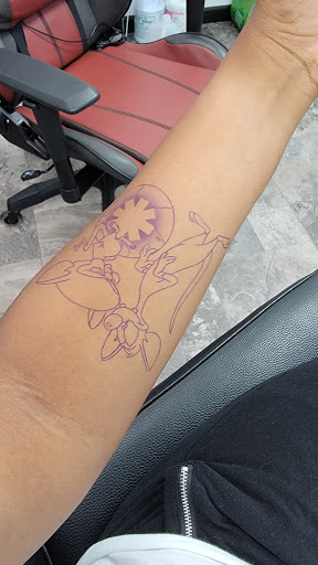 Explore tattoo ideas thigh, creative tattoo ideas in Grandville, available at Wicked Ways Tattooing
