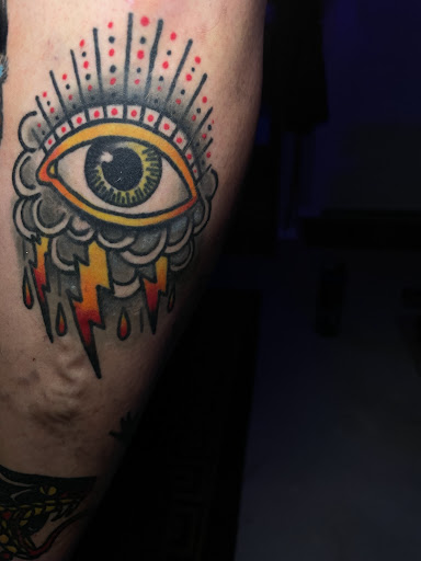 Explore pink panther tattoo ideas, creative tattoo ideas in Weatherford, available at Weatherford Tattoo Co.