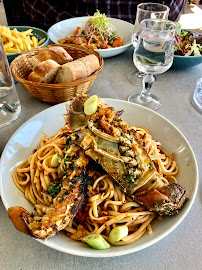Spaghetti du Restaurant méditerranéen La Plage Bleue à Cassis - n°3