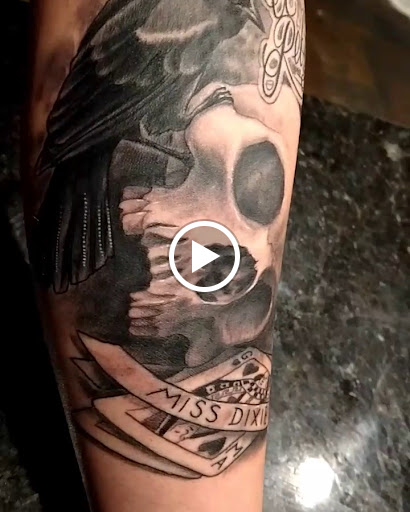 Explore small vegas tattoo ideas, creative tattoo ideas in Marietta, available at Monkeys Uncle Tattoo