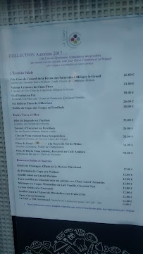 Le Capucin Gourmand - Le Capu à Nancy menu
