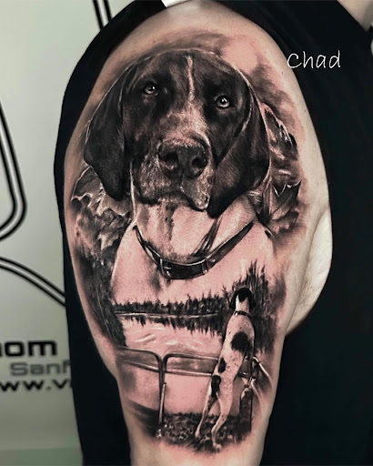 Explore sanskrit tattoo ideas, creative tattoo ideas in Sanford, available at Venom Ink Tattoo