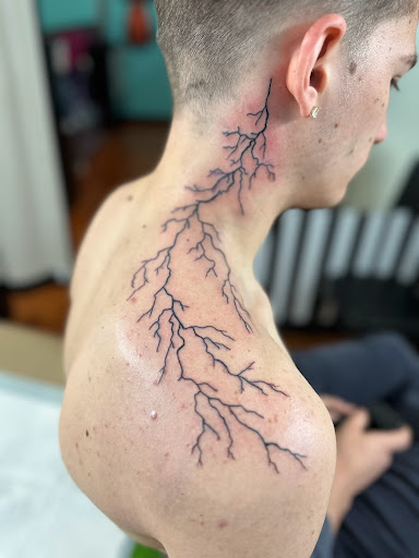 Explore dad and son tattoo ideas, creative tattoo ideas in Aurora, available at Ronin Tattoo Studio INC