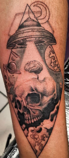 Explore shoulder arm tattoo ideas, creative tattoo ideas in Okeechobee, available at Muck City Tattoos & Piercings