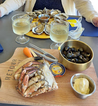 Plats et boissons du Restaurant de fruits de mer Chez Pauline - Bar à Crustacés à Grandcamp-Maisy - n°10