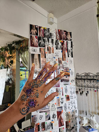 Explore tattoo thigh ideas, creative tattoo ideas in Seaside, available at Five Star Henna