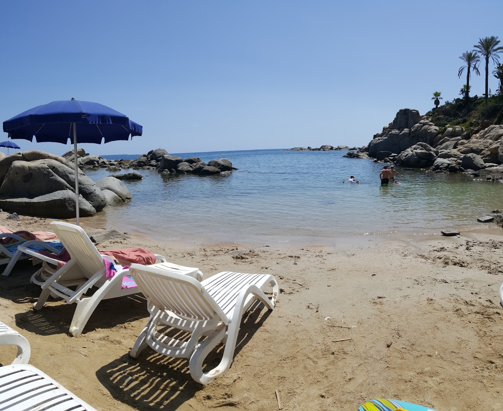 Foto av Spiaggia Le Palme med liten vik