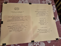 Carte du Locanda Manfredi à Paciano