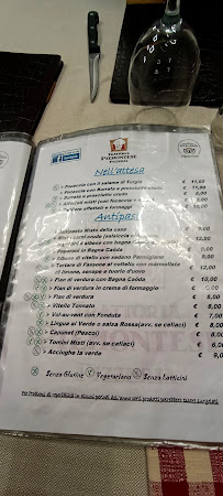 Trattoria Piemontese à Turin menu
