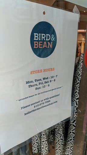 Baby Clothing Store «Bird & Bean», reviews and photos, 3212 College Ave, Berkeley, CA 94705, USA