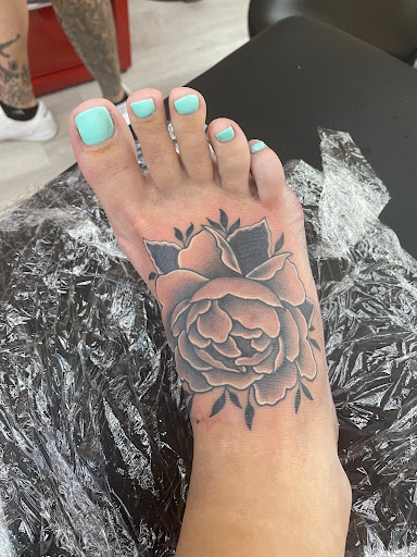 Explore shaded sleeve tattoo ideas, creative tattoo ideas in Leavenworth, available at True Love Tattoo Club