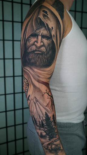 Explore stay humble tattoo ideas, creative tattoo ideas in Arlington, available at Benchmark Tattoos