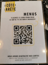 Restaurant La Côte et L'Arête à La Valette-du-Var (le menu)