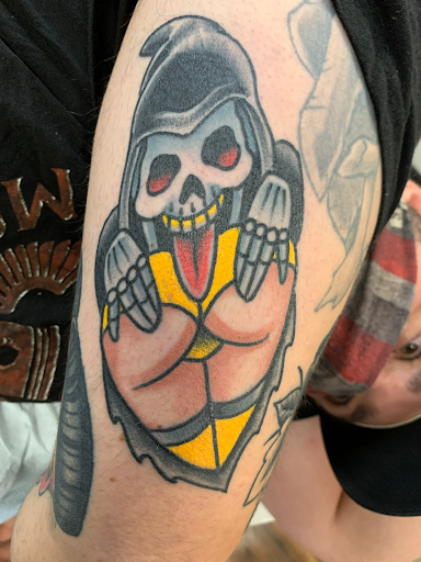 Explore r tattoo ideas, creative tattoo ideas in Delmar, available at Resolute Tattoo