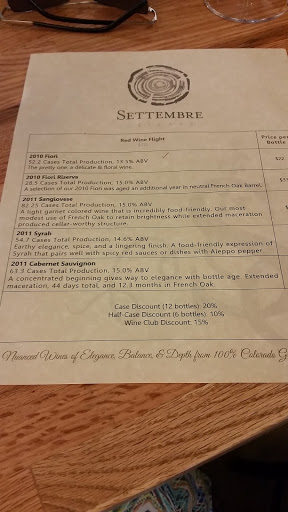 Winery «Settembre Cellars», reviews and photos, 1501 Lee Hill Dr #16, Boulder, CO 80304, USA