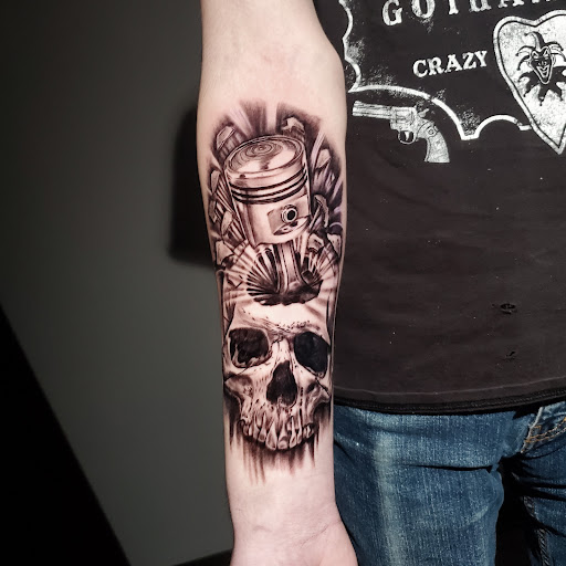 Explore panda tattoo ideas, creative tattoo ideas in Ottawa, available at Audacious Ink Tattoo Studio