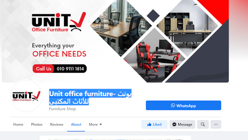 Unit office furniture - يونت للأثاث المكتبى