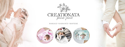 Créationata : faire-part naissance baptême mariage personnalisés à Saint-Cernin