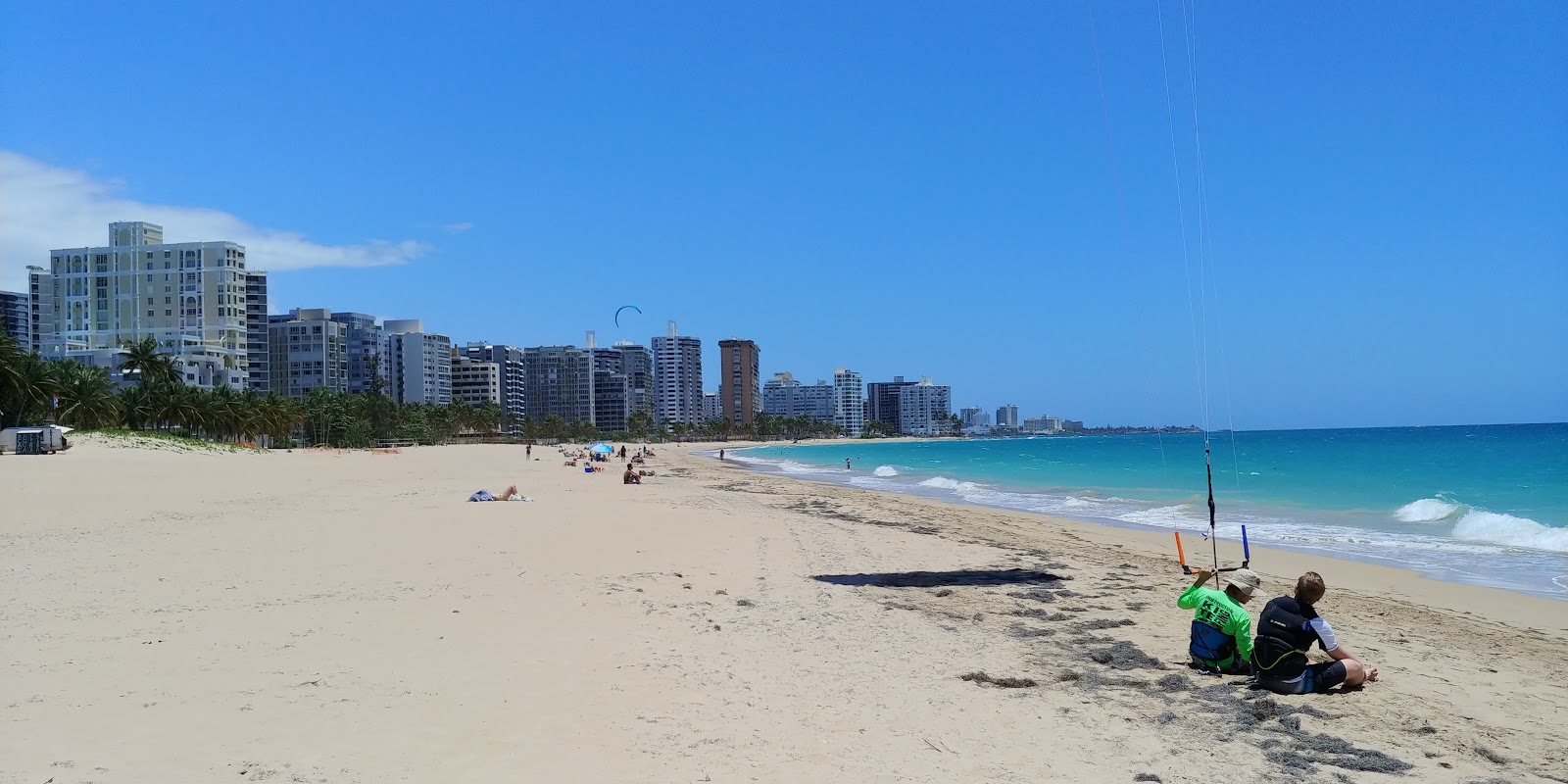 Photo of Ocean Park beach with long straight shore