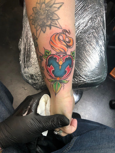 Explore tattoo shop decor ideas, creative tattoo ideas in Meridian, available at Creative Pain Tattoo Studio