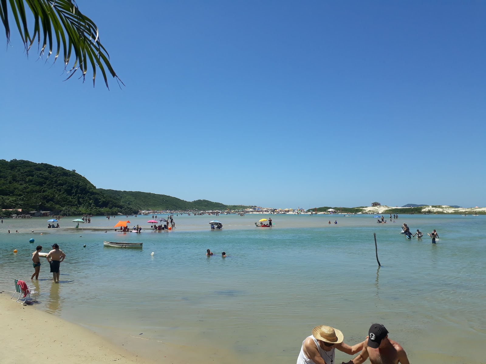 Photo of Guarda do Embaú Beach backed by cliffs