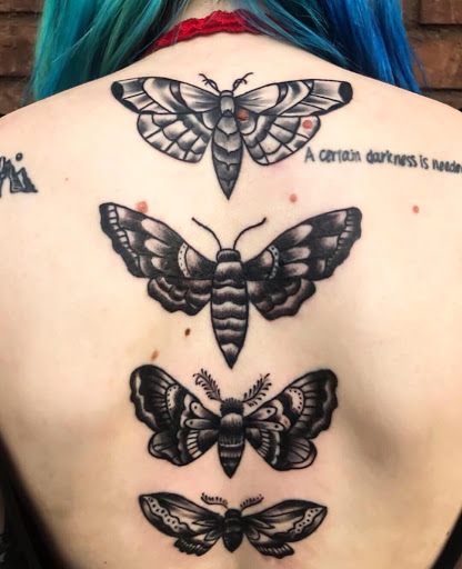 Explore 4 sister tattoo ideas, creative tattoo ideas in Phoenix, available at Crawling Squid Tattoo Studio