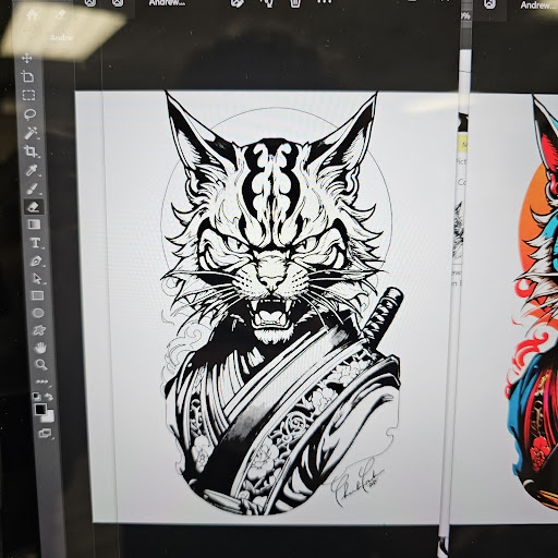 Explore tribal dragon tattoo ideas, creative tattoo ideas in Traverse City, available at Pinups & Needles